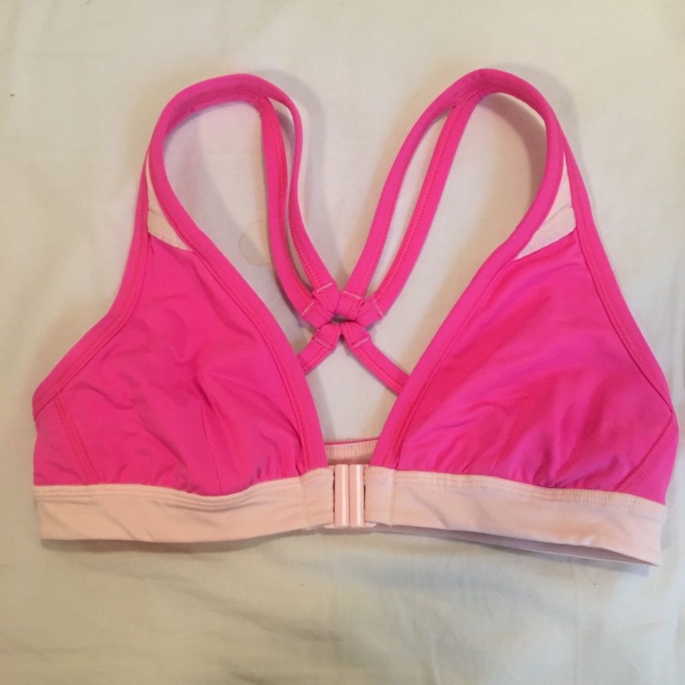 Lululemon Bright Pink Unique Sports Bra